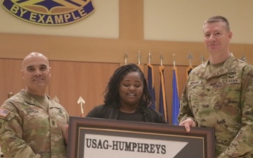 A Basic Skills Education Program Honors Ceremony was held at the NCO Academy B-Roll &amp; Interview