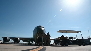 MacDill KC-135 refuels Charleston C-17s