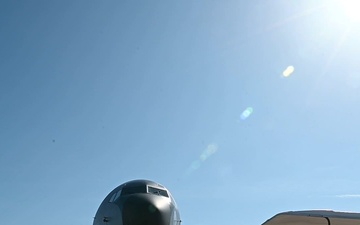 MacDill KC-135 refuels Charleston C-17s