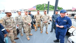 SENAN tours USCG Cutters in Panama B-Roll