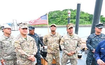SENAN tours USCG Cutters in Panama B-Roll