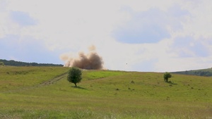 41st FAB conducts M270A2 live fire during Saber Guardian 25