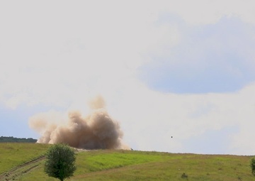 41st FAB conducts M270A2 live fire during Saber Guardian 25