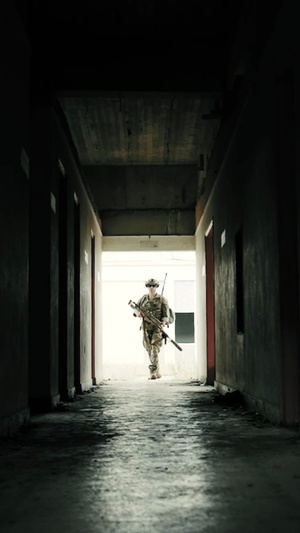 REEL Sniper Section, 1-102nd IN during Immediate Response 25