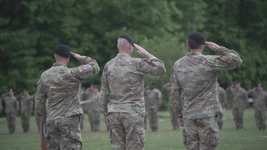 Headquarters and Headquarters Command Hosts Change of Command Ceremony