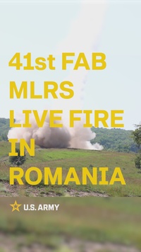 REEL: 41st FAB conducts MLRS live fire in Romania during Saber Guardian 25