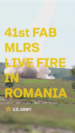 REEL: 41st FAB conducts MLRS live fire in Romania during Saber Guardian 25
