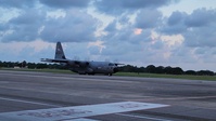 Hurricane Hunters takeoff for storm tasking