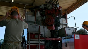 1 SOLRS restores fire truck with rare in-house engine swap