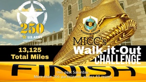 Walk-It-Out Challenge: MICC Steps Up for the Army’s 250th
