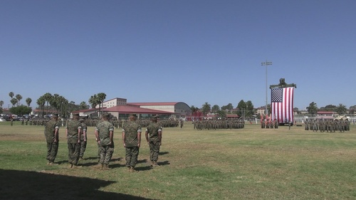 1st Marine Logistics Group Change of Command