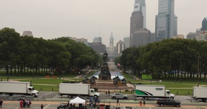 B-Roll: Soldiers run for fun in Philly during Army 250th Birthday