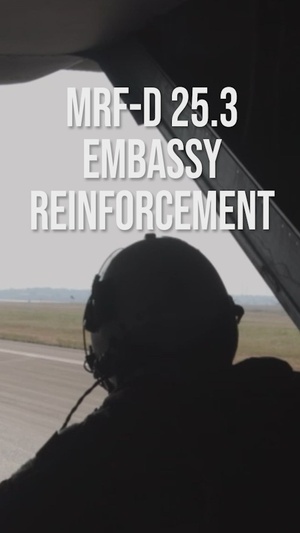 MRF-D 25.3: U.S. Marines conduct a simulated embassy reinforcement
