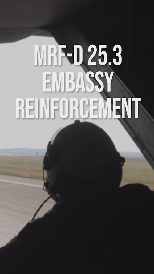 MRF-D 25.3: U.S. Marines conduct a simulated embassy reinforcement