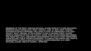 B-Roll Day 5: W.Va. Guard conducts flood response missions