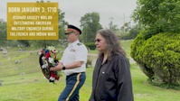 Col Gridley Gravesite Wreath Laying