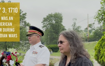 Col Gridley Gravesite Wreath Laying