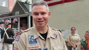 Scouts Interviews at the Betsy Ross House