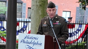 Flag Day event with BG Hershkowitz at the Betsy Ross House