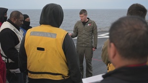 Polish Special Operations Squadron Helo Conducts Deck Landing Qualifications (DLQs) during BALTOPS 2025