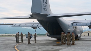 In-Air Cargo Drop during Exercise Red Flag 25-2