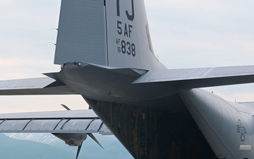In-Air Cargo Drop during Exercise Red Flag 25-2