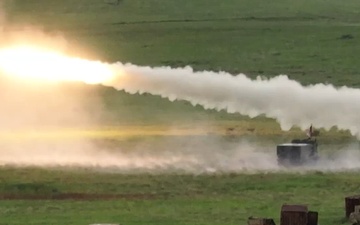 Drone footage from Fort Sill Army 250th live fire