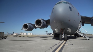860th Aircraft Maintenance Squadron launches a  C-17