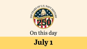 On This Day in Naval History: July 1 (Horizontal)