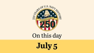 On This Day in Naval History: July 5 (Horizontal)
