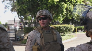 B-Roll: U.S. Navy chaplain visits Marines with 2nd Bn., 7th Marines attached to Task Force 51