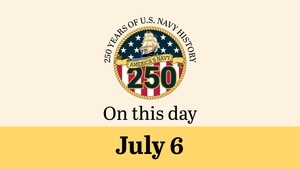On This Day in Naval History: July 6 (Horizontal)