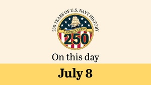 On This Day in Naval History: July 8 (Horizontal)