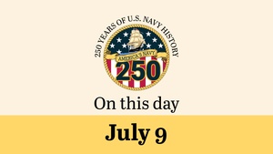 On This Day in Naval History: July 9 (Horizontal)
