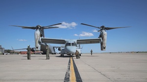 VMM-261 Conducts a Confined Area Landing Flight