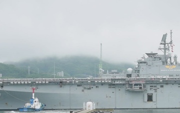 USS Tripoli Arrives in Sasebo