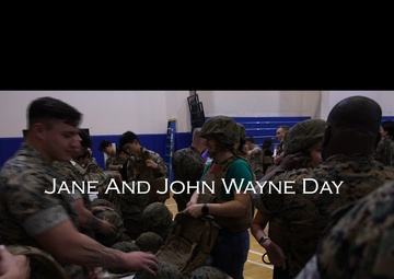 MARFORK and ROK Marine Corps Spouses participate in Jane and John Wayne day