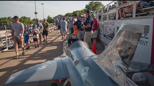 114th Fighter Wing Flyover at Huset’s Speedway