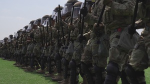California National Guard conduct training for federal protection mission.