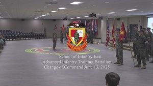 Advanced Infantry Training Battalion Change of Command Ceremony