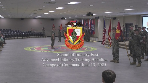 Advanced Infantry Training Battalion Change of Command Ceremony