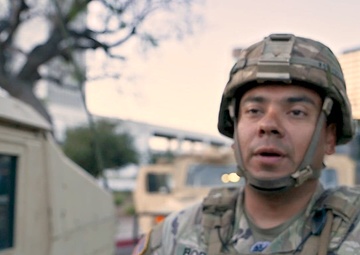 California National Guard Supports Security Operations in Los Angeles
