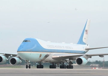 President Trump returns from NATO Summit