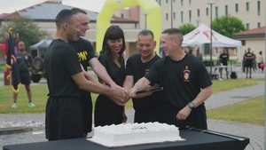 B-ROLL: Vicenza Military Community celebrates 250 years of US Army heritage