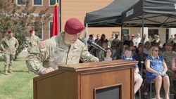 REMARKS: Col. Mark Bush Takes Command of 173rd Airborne Brigade