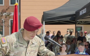 REMARKS: Col. Mark Bush Takes Command of 173rd Airborne Brigade