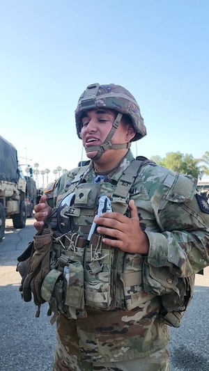 California Guardsman reflects on support to federal mission in Los Angeles