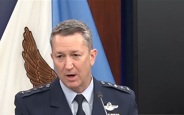 Chairman of the Joint Chiefs of Staff Gen. Dan Caine credits members from DTRA and their expertise in deeply buried underground targets.