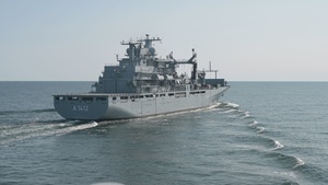 Replenishment At Sea During BALTOPS 2025