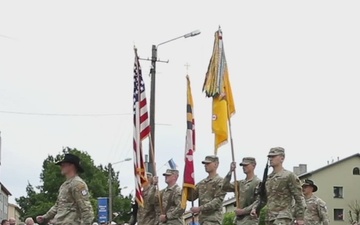 B-Roll: Task Force Iron, Maryland National Guard join NATO allies in Estonia's Victory Day Parade